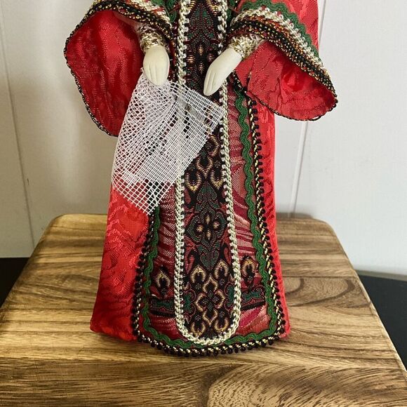 Vintage Antique 11" Russian Handmade Traditional Porcelain Folk Art Costume Doll - Picture 4 of 10